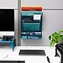 Mind Reader 7-Compartment Metal Desk Shelf, Turquoise (MAGROUND-TUR)~#|#~D3848ECE-3966-45A5-912EA2006E366842_sc7