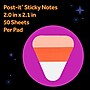 Post-it Candy Corn Notes, 2" x 2.25", Holiday, Spooky Notes Collection, Multicolored, 50 Sheet/Pad (HW25-SN-DCCC)~#|#~D3867678-7A10-44C8-92E1DDA38FFA3745_sc7