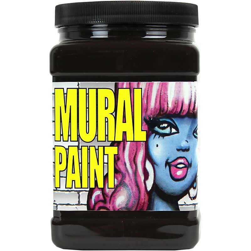 Chroma Mural Acrylic Paint Jar, Blacktop, 1/2 Gal (CRM2798) image 1