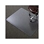 Staples Carpet Chair Mat, 46" x 60", Designed for Low-Pile Carpet, Clear Vinyl (128304)~#|#~D38B5AFF-9B43-41D0-9D5DA53C6BA08306_sc7