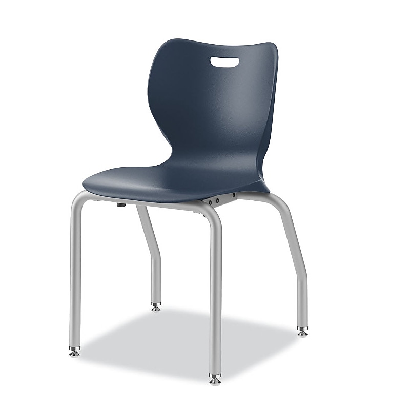 HON SmartLink 18" Student Stacking Chair, Polymer, Regatta/Platinum, 4/Carton (HONSL4L18EREP) image 1