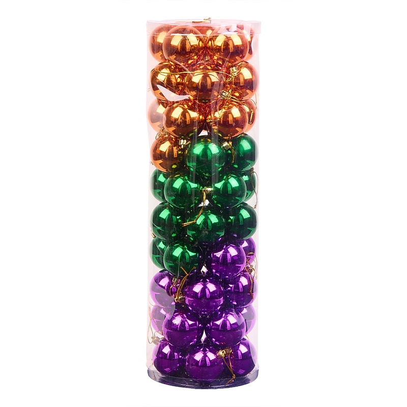 National Tree Company 50-Piece Halloween Ball Ornaments Set (PG11-06119A6018) image 1