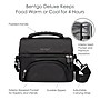 bentgo Insulated Lunch Bag, 2-Compartment, Carbon Black (BGOBG2-CB)~#|#~D3916D5F-54CE-4091-A99D456D35D76F1A_sc7