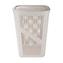 Mind Reader 15.85-Gallon Slim Laundry Hamper with Lid, Plastic, Ivory, 2/Set (2HBIN60-IVO)~#|#~D3959AAF-43C1-448C-9605994767D00D43_sc7