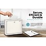 AdirOffice Steel Multipurpose Drop Box Interoffice Mailbox, Large, White (631-03-WHI-PKG)~#|#~D3A758E0-7F22-4BE4-9AD833D5BB3DABAE_sc7