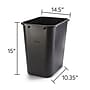 Coastwide Professional™ Indoor Trash Can Without Lid, Black Soft Molded Plastic, 7 Gallon (CW56429)~#|#~D3A81337-D041-4712-9CECD7D9BBE822B0_sc7