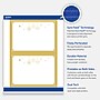 Avery Gold-Metallic Ornaments General Use Blank Cards, White, 20/Pack (S00-FH5)~#|#~D3ABE626-21E5-430B-8C261531CBB57360_sc7