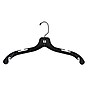 Nahanco 17" Plastic Middle Heavy Weight Top Hanger, Black, 100/Carton (2505BHMG)~#|#~D3ADDF64-5B4D-478B-82D3670AF218BEA3_sc7