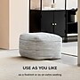 Anji Mountain Joya Gray Fabric Rectangular Pouf Ottoman (AMBPF034-2014)~#|#~D3B2E209-3E4E-4ED8-8970E498B53199B3_sc7