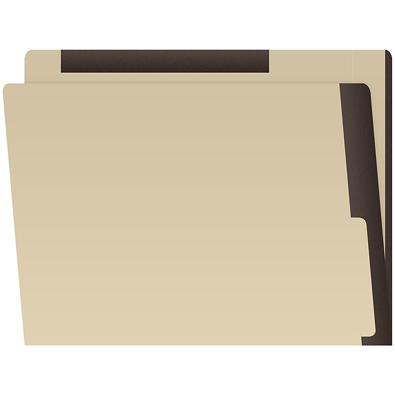 Medical Arts Press Heavy-Duty End Tab File Folder, Straight Cut, Letter-Size, Manila, 50/Box (S-09466-BLK) image 1
