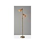 Adesso Cove 62.75" Antique Brass Floor Lamp with 2 Irregular Shades (5114-21)~#|#~D3BD5BB5-4461-4FAA-9AEF4F884D9D26BE_sc7
