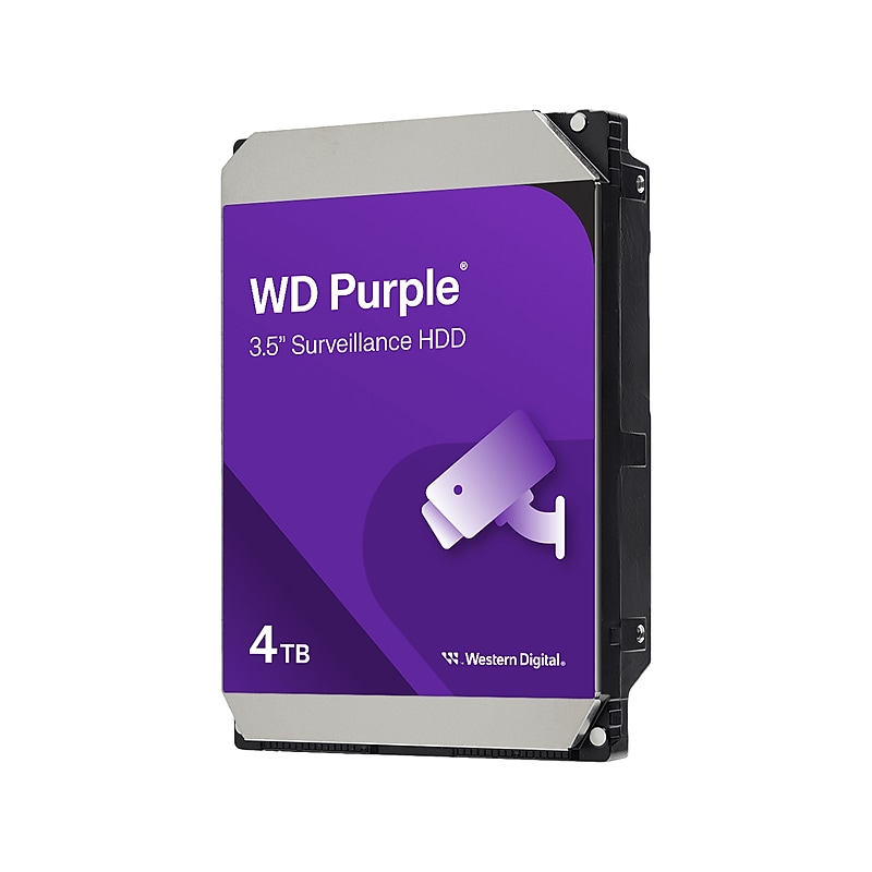 Western Digital Purple 4TB 3.5" SATA Internal Hard Drive, 20/Pack (WD43PURZ-20PK) image 1