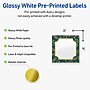 Avery Square Multipurpose Labels, 3" x 3", White, 60/Pack (19479370504)~#|#~D3C049F7-4883-41F0-88CDA1128811427D_sc7