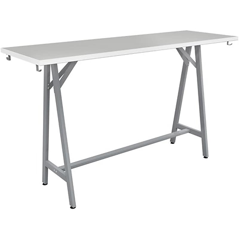 Safco Spark Teaming Table, 24" x 72", Fashion Gray (SPK7224SLFNGY) image 1