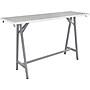 Safco Spark Teaming Table, 24" x 72", Fashion Gray (SPK7224SLFNGY)~#|#~D3C146FD-9DBE-456B-87374361F1508A24_sc7