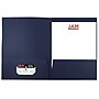 JAM Paper 2-Pocket Textured Linen Business Folders, Navy Blue, 25/Pack (386LNAA)~#|#~D3C48356-C48C-4C9F-A19BDC18840D0E64_sc7