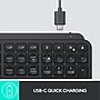 Logitech MX Keys Wireless Keyboard, Black  (920-009295)~#|#~D3C49D77-B95A-48FC-A9E65F1FFE0A32B4_sc7