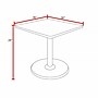 Regency Cain Square Laminate Platter Base Table, 36"D x 36"W, Maple (TP3636PLGY)~#|#~D3D2BE67-DCC4-491A-AA13FE555D0B5094_sc7
