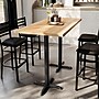 Flash Furniture Bennett Wooden Commercial Indoor Table, 60" x 30", Natural Top/Black Base (GSF3060NTT2222B)~#|#~D3D5B076-BF23-481B-9AA546B0E41B64FD_sc7