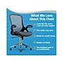 Click365 Ergonomic Fabric/Mesh Swivel Task Chair, Gray (CCHR10003B)~#|#~D3D7EF34-7222-43ED-A5133FD3E7DF0FA6_sc7