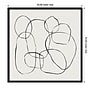 Amanti Art Dancing Circles by Teju Reval Wood Framed Wall Art Print, 33" x 33" (A42677159761)~#|#~D3E0B992-8EEF-4C24-AD362074F2F70A53_sc7