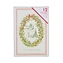 DesignWorks Ink Oval Wreath Holiday Cards, 5 x 7, Assorted Colors, 12 Cards/Box (THC46D-102ST)~#|#~D3E5635D-C3E9-491B-94A24A342D82D2CF_sc7
