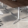 Bush Business Furniture 96W x 42D Boat Shaped Conference Table with Metal Base, Black Walnut (99TBM96BWSVK)~#|#~D3E5B543-10F1-479E-9AD78C27652E2ABF_sc7
