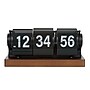 La Crosse Clock Rollins Mechanical Black Flip Analog Quartz Tabletop Clock (536-526B)~#|#~D3EA0A39-CFF7-4CEE-8B5573E7B1872182_sc7