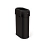 simplehuman Commercial Slim Steel Trash Can with Open Lid, 13 Gallon, Matte Black (CW1498)~#|#~D3EF75A9-D632-4D36-BF7F0CFC36EE755E_sc7