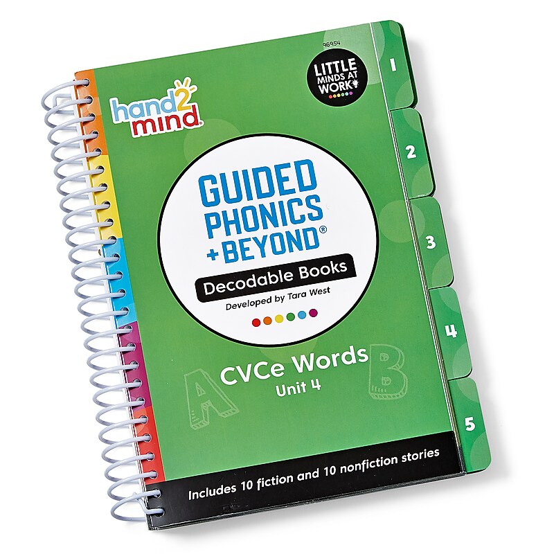 hand2mind Guided Phonics + Beyond Unit 4 Decodable Resource Book (96954) image 1