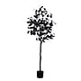 Nearly Natural Artificial Halloween Black Eucalyptus Tree, 5' (T5150)~#|#~D3F1FC7B-C788-4926-88E8A6EA64F2736E_sc7