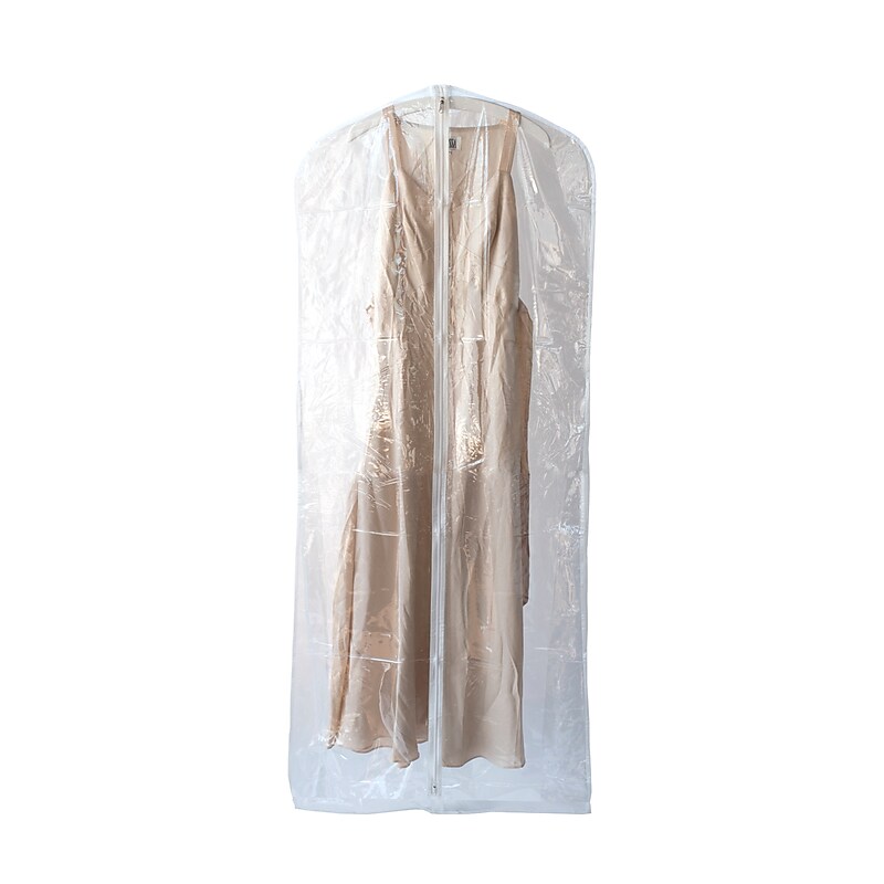 Nahanco 54" x 24" Vinyl Garment Bags, Clear, 12/Carton (BB54) image 1