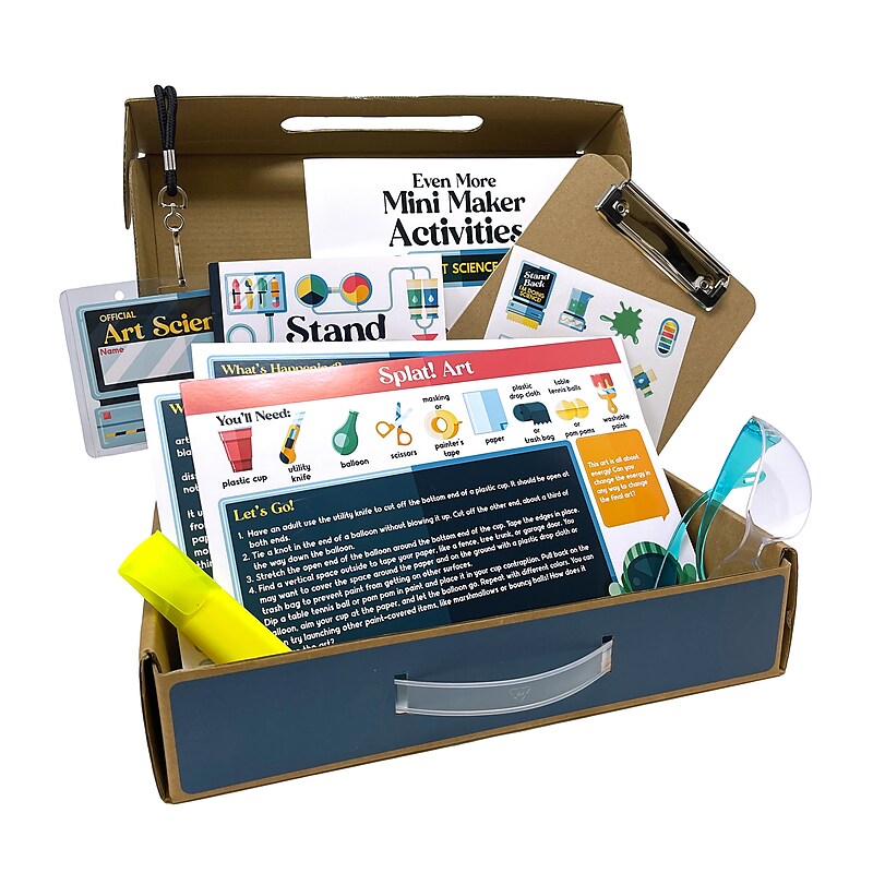 Carson Dellosa Education Mini Maker Kit: Art Science, Multicolored (CD-746013) image 1