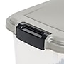 Iris 47 Quart Storage Container with Lid, Plastic, Gray (301045)~#|#~D3F89DE9-1835-4059-B93C4D706EB2B26D_sc7