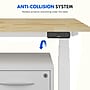 FlexiSpot E7 Commercial 48''W Electric Adjustable Standing Desk, Rubberwood/White (E7WCOM4824-RW)~#|#~D3F9C702-79DB-4E07-8E817B574148A40D_sc7