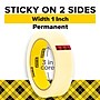 Scotch Permanent Double Sided Tape Refill, 1" x 36 yds., 3" Core, Transparent (66511296)~#|#~D4012821-A1CB-468B-A187FC47BFA7824F_sc7