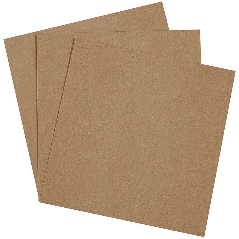 8" x 8", Chipboard Pad, Kraft, 675/Carton (CP88) image 1