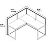 Bush Business Furniture Easy Office 60"W L-Shaped Cubicle Workstation, Mocha Cherry (EOD360MR-03K)~#|#~D402CE06-E8D2-40B5-B31E10E7CE2157EB_sc7