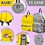 Bazic Classic Kids Laptop Compatible Backpack, Medium, Mustard Yellow, 2/Bundle (BAZ1062-2)~#|#~D403A7A5-DDD7-4FF6-9E19B4CFE9EAE22F_sc7
