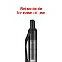 Staples Aura Retractable Gel Pens, Medium Point, Black Ink, Dozen (29195)~#|#~D4096143-D0B4-4D35-8EDAF6951A5BA81E_sc7