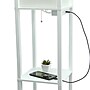 Simple Designs Etagere Organizer 62.5" Floor Lamp with Rectangular Shade, White (LF1037-WHT-CCLB)~#|#~D40B008D-7015-45C5-9BCF9A3C6F5D862F_sc7