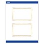 Avery Gold Border with Gold Dots Matte Blank Card, White, 20/Pack (S00-DJ1)~#|#~D40D057E-B927-409E-BA5CD37CFDD0651C_sc7