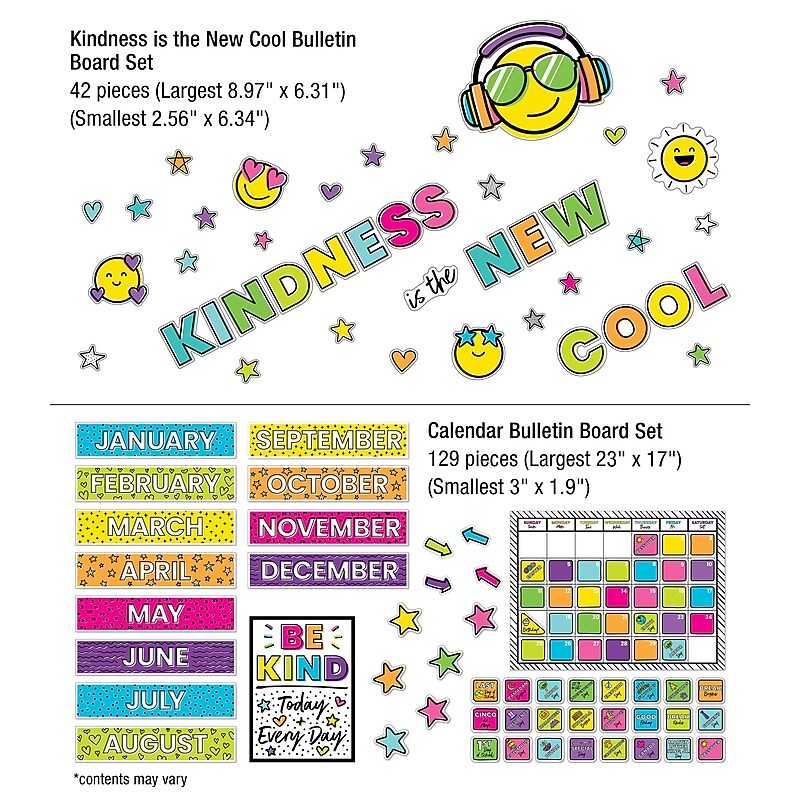 Carson Dellosa Kind Vibes Classroom Decor Bundle, 445/Pack (145223) image 1
