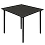 Regency Kee Square Laminate Breakroom Table, 48"D x 48"W, Ash Grey/Black (TBF4848AGBK)~#|#~D416B774-CD60-41C2-AABA890623371A1C_sc7