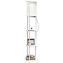 Simple Designs Etagere Organizer Storage 62.5" Floor Lamp with 2 USB Charging Ports and 1 Charging Outlet, White (LF2010-WHT)~#|#~D417E820-188A-47BE-99D260C64B439634_sc7
