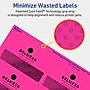 Avery Laser/Inkjet Rectangle Multipurpose Labels, 2" x 3.5", Neon Magenta, 640/Box (94238)~#|#~D41A63AA-8528-48BC-AAEABA5241822551_sc7