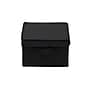 Household Essentials Medium Stackable Folding Fabric Storage Bin, 6" x 10"x 11", 11.42 Qt., Black, 2/Pack (7611-1)~#|#~D41BF913-2517-4018-A6943D65B2347B36_sc7