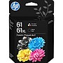 HP 61XL/61 Black High Yield and Tri-Color Standard Yield Ink Cartridge, 2/Pack (C0PA6AN)~#|#~D41C0530-FCCD-4F41-A736E968221D9222_sc7