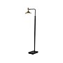 Adesso Lucas 54" Matte Black/Antique Brass Floor Lamp with Cone Shade (4263-01)~#|#~D41FAB12-7D88-460A-8021B31C99AD2B8D_sc7