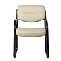 Boss LeatherPlus Guest Chair with Sled Base, Beige (B9529-BG)~#|#~D422568C-4D17-4C2B-9D812D997AC6AD42_sc7